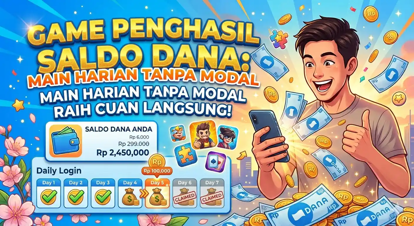 Game Penghasil Saldo DANA: Main Harian Tanpa Modal Raih Cuan Langsung!